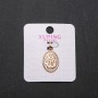 Xuping Sura Pendant, diameter 14x20mm, length 2.5 cm, gold plating