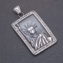 Statue of Liberty Pendant Gray Metal 32x46x57 mm