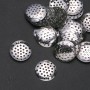 Brooch base hardware 'Colander Sieve' d20mm, pack of 68