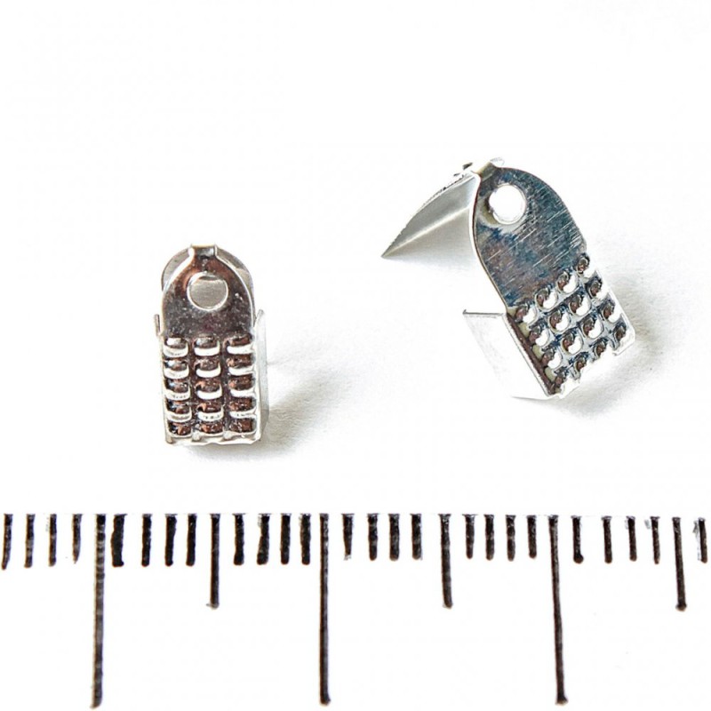 Cord end crimps 5×11 mm, 50 pcs