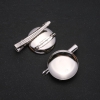Price per pack / 10 pcs. Base for brooch and pin, 30 mm diameter