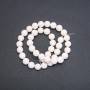 Sponge Coral Beads, White Ball, 10 mm Diameter, 39 cm Strand