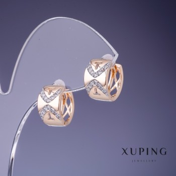 Xuping Earrings 8x13 mm '18K Gold Plating'
