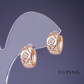 Earrings Xuping 15x7mm "18K Gold Plating"