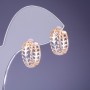 Xuping Earrings 7×16 mm "18K Gold Plating, Rhodium"