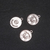 Pendant Zodiac Cancer, 17 mm diameter, packaging 20 g ± 15 pcs