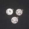 Zodiac Aries Pendant, 17mm diameter, packaging 20 g ± 11 pcs