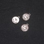 Pendant Findings Zodiac Aries, 12mm diameter, packaging 20 g +/- 18 pcs