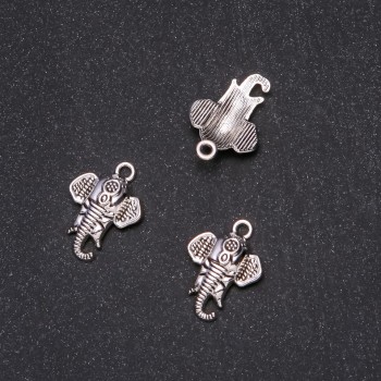 Pendant Findings Elephant 15×22mm
