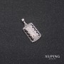 Xuping pendant 25×19×12 mm rhodium