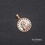Pendant Xuping Face 18x25mm Gold Plated 18k