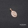 Pendant Xuping "Saint Rafael" 11x18x23 mm 18K gold plating