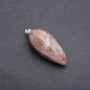 Pendant with natural Jasper stone 50x20 mm(+-)