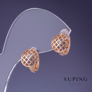 Xuping 10mm Earrings '18K Gold Plating'