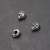 Pandora Skull Findings, 8 mm inner diameter, 4.5 mm diameter, 12 mm length, packaging 20 g, 9 pcs. (±)