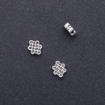 Filigree bead spacer findings, diameter 9x11 mm, hole diameter 1.75 mm, packaging 20 g, 17 pcs (±)