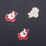 Pendant fittings Santa Claus, diameter 17 mm, length 3 mm, diameter 1.8 mm, packaging 6 pcs. (+ -)