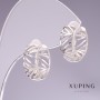 Xuping earrings 16x7mm rhodium