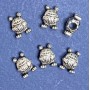 Bead Findings 'Frog' 10x14mm, hole diameter 5mm, packaging 20 g ± 8 pcs