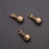 Pendant 'Money Bag', diameter 7×15mm, diameter in-1, 7mm fac. 20g + - 13pcs