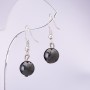 Hematite Earrings, 10 mm Diameter