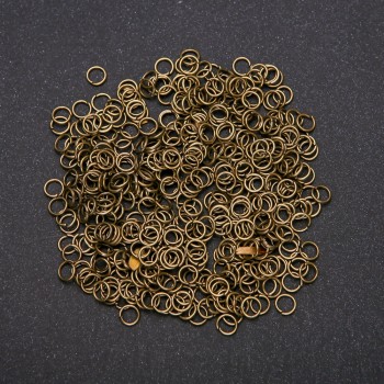 Bronze Connecting Rings, 3 mm Diameter, 20 g Pack