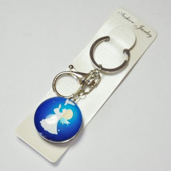 Keychain with diameter 3.5 cm and length 9 cm