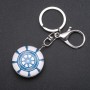 Keychain, diameter 3.5 cm, length 9 cm
