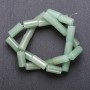 Beads on Thread, Natural Jadeite Cylinder, Diameter 8x17mm, Length 40cm