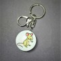 Keychain 'Misha', diameter 40x30 mm, length 9.5 cm