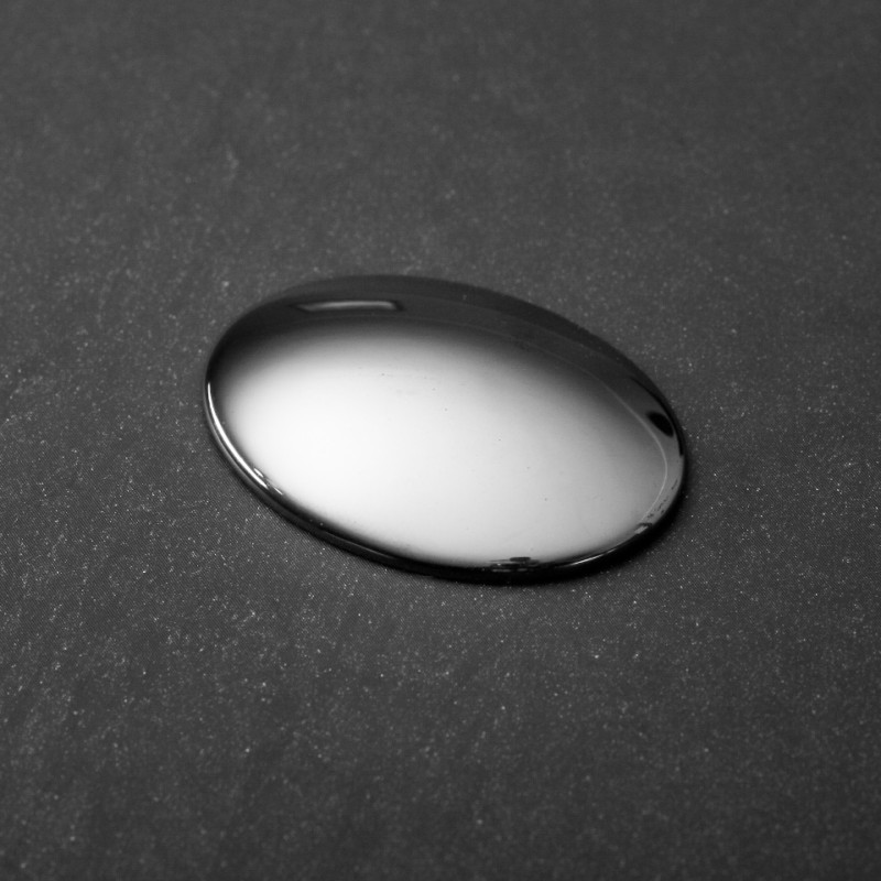 Hematite cabochon 40×30×6 mm
