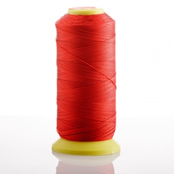 Red nylon thread spool, diameter 0.3 mm, for crafts, 500 m