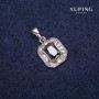 Pendant Xuping Rhodium 11x14x20mm