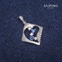 Pendant Xuping Diamond 20x22x28mm Rhodium