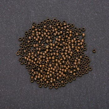 Crimp Fixers 'Zakhypy', diameter 2.5 mm, bronze color, 6 g