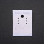 Earring display board 5x3, 7 cm 100 pcs