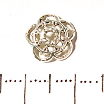 Bead Cap Decorative Insert, 10 mm diameter, 20 g, ± 48 pcs