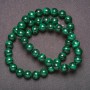 Natural Malachite Beads, Smooth Round Bead, 8 mm Diameter, 38 cm Length