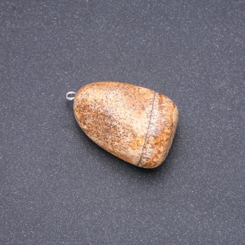 Landscape Jasper Pendant 16x33 mm