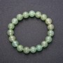 Jade bracelet with smooth beads, diameter 10(±)mm, length 18 cm