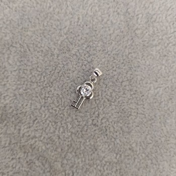 Crystal pendant, diameter 8x17 mm