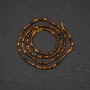 Beads on a Thread Tiger's Eye Faceted Round Bead, 2 mm diameter, 38 cm length