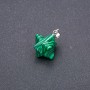 Merkaba Malachite Pendant 10x10mm