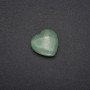 Nephrite heart-shaped souvenir stone 30×30×10(±)mm