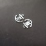 Anchor pendant finding, diameter 19x22 mm, packaging 20 g ± 15 pcs