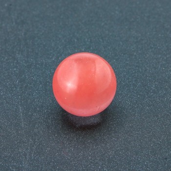 Chalcedony natural stone sphere, 20 mm diameter+