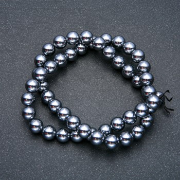Terahertz Beads on Thread, Smooth Ball, Diameter 10 mm, Length 39 cm