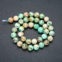 Amazonite Beads on Thread - Smooth Round Beads, 10mm Diameter, 39cm Length