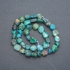Chrysocolla Beads on Thread, Faceted, 8x9 mm, 40 cm Length