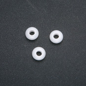 Pandora Bead from Natural Quartz 14x7mm, hole diameter 5.5 mm+